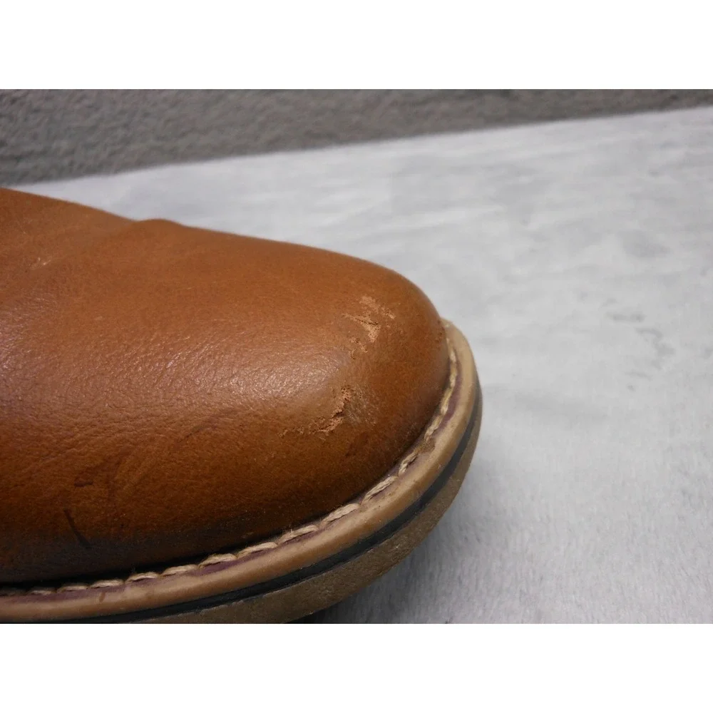 Sonoma Goods for Life Mens‎ 11 Wide Chukka Boots Brown Leather Lace Up